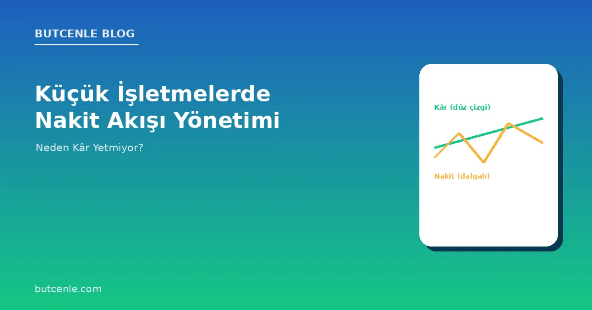 Küçük İşletmeler için Nakit Akışı Yönetimi: Neden Kâr Yetmiyor?
